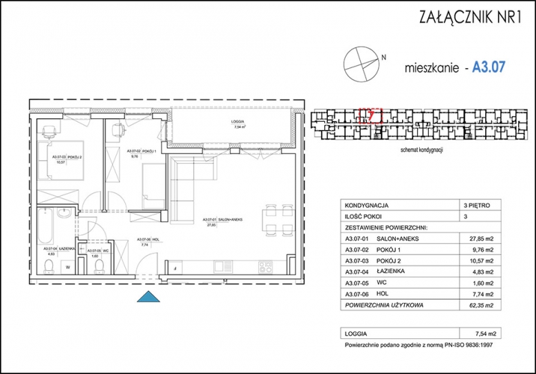 Apartament nr. A3.07